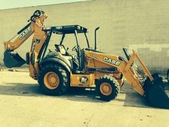 The Earth Moving Case 580N Backhoe