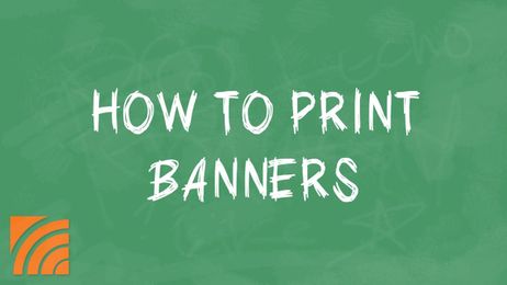 How-to Print Banners with Echo