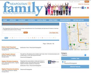 Get Listed in the Neapolitan Family Directory