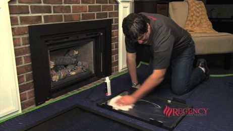 How to Clean the Glass on Regency LRI & HRI Gas Inserts with Vignette Faceplate