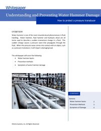 Understanding and Preventing Water Hammer Damage