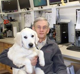 Luna, our Microworx Mascot, introduces our Senior Engineer, Tom.