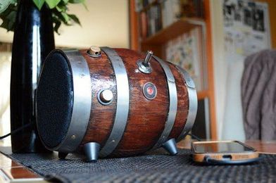 How To Make A Barrel Speaker