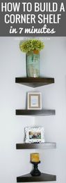 How To Build A Corner Shelf