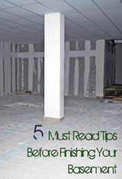 5 Things You Must Know Before Finishing Your Basement
