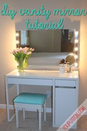 DIY Vanity Mirror Tutorial