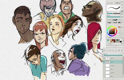 Draw Character Facial Expressions