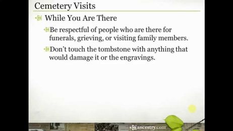 Why Visiting a Cemetery is a Good Idea