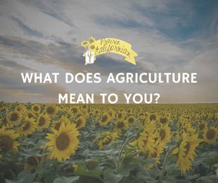 What Does Agriculture Mean to You? |
