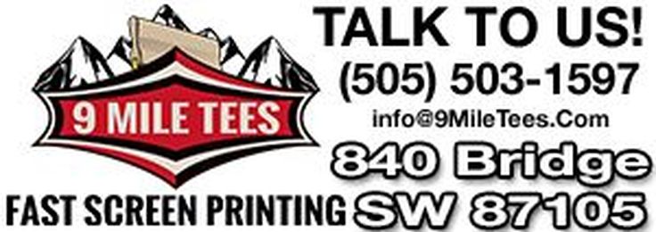 9 MILE TEES: Fast Screen Printing in Albuquerque New Mexico