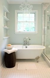 Paint Color Portfolio: Pale Green Bathrooms