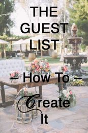 The Guest List How to Create It