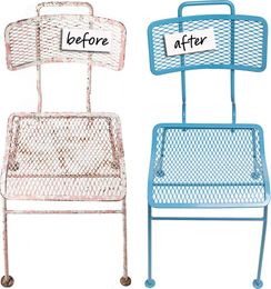 refinishing outdoor furniture: powder-coating