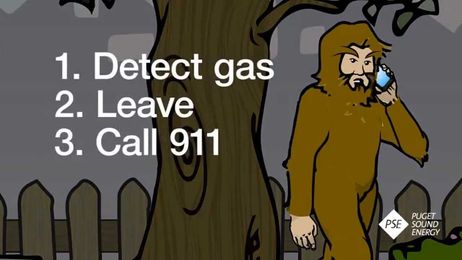 The Adventures of Safesquatch: Detect gas? Act fast!