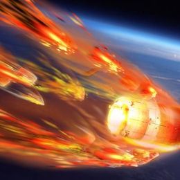 When spacecraft go out with a bang