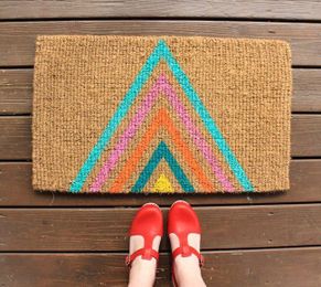 10 Ways to Transform a Basic Welcome Mat