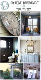 9 Do It Yourself Home Improvements to Try