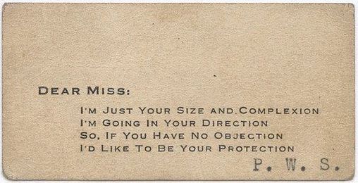 May I See You Home? 19th Century Calling Cards Guaranteed to Score You a Date