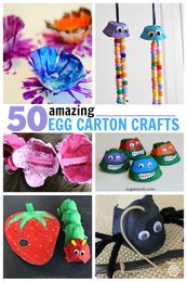50 Amazing Egg Carton Crafts