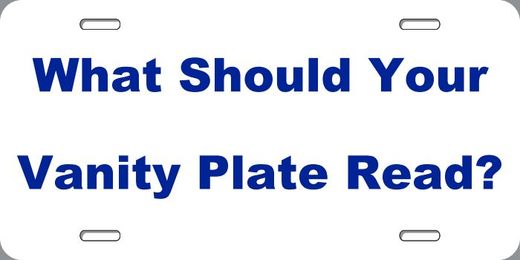 [QUIZ] What Should Your Vanity Plate Read?