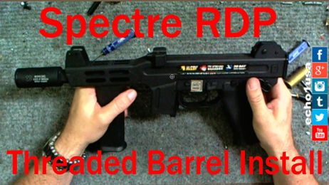 How to install the Spectre RDP threaded barrel