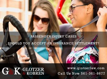 Passenger Injury Cases: Should You Accept an Insurance Settlement?