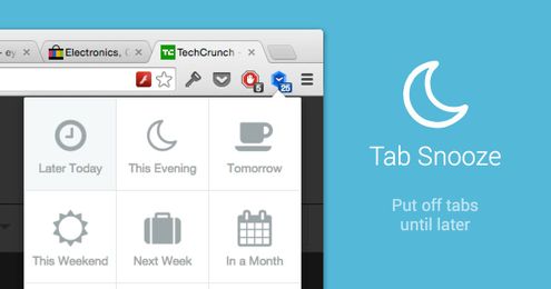 Put off tabs for later