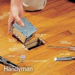 How to Install a Floor Outlet