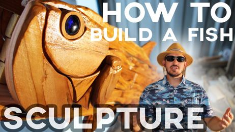 How to Build a Fish Sculpture using Scrap Wood: Reclaimed & Pallet
