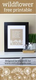 Allow Yourself to Grow; Wildflower Printable Quote