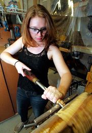 Locally hewn: Woodworkers craft Marine Park timber