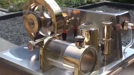 Beautiful Two-Stroke Engine Lets You Watch Its Inner Workings