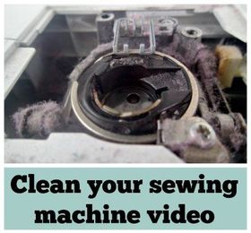 How to clean a sewing machine