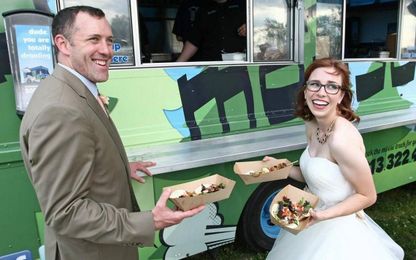 More couples say ‘I do’ to food trucks