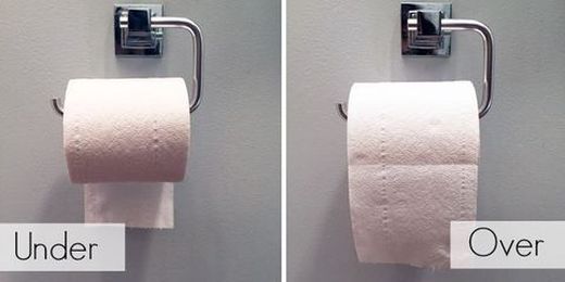 And the Right Way to Hang Toilet Paper Is...