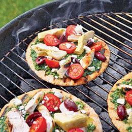 How to Grill Individual Pizzas