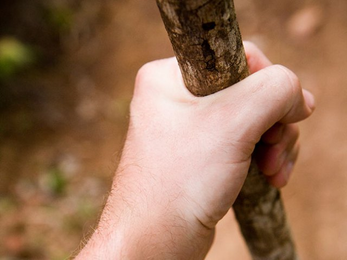 How to make your own walking stick