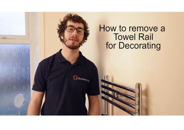 How To Remove a Heated Towel Rail for Decorating
