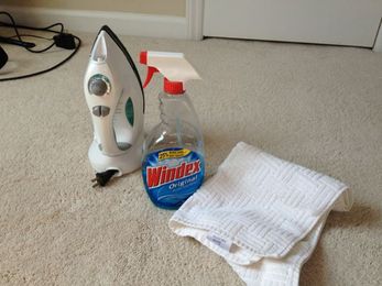 Iron Out Carpet Stains