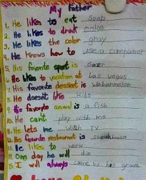 How would your child fill in the blanks?