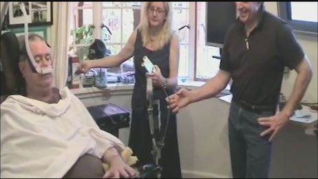 Device uses brain sensors, computer technology to help wounded veterans
