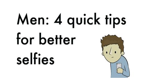 Men: 4 quick tips for better selfies
