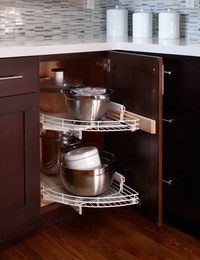 8 Ingenious Organizing Ideas for Corner Cabinets