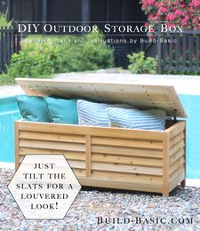 Build a DIY Outdoor Storage Box