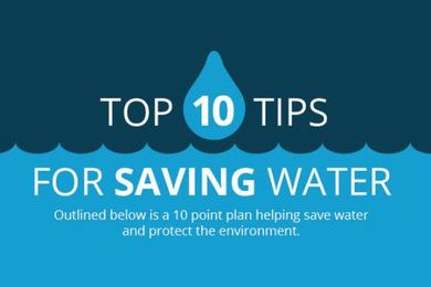 INFOGRAPHIC: 10 tips to save water in your home