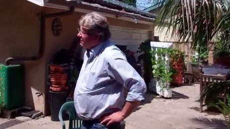 Rolling Planter saves Water