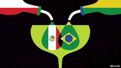 Mixing tequila and caipirinha