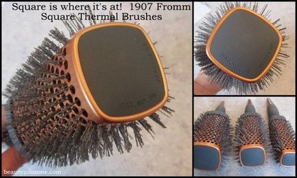 It’s hip to be square! Fromm 1907 Square Thermal Brushes