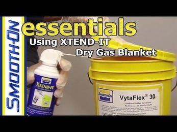 Using XTEND-IT Dry Gas Blanket for Urethane Rubber and Casting Resin
