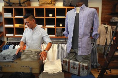 It's getting hard to find a men's clothing store